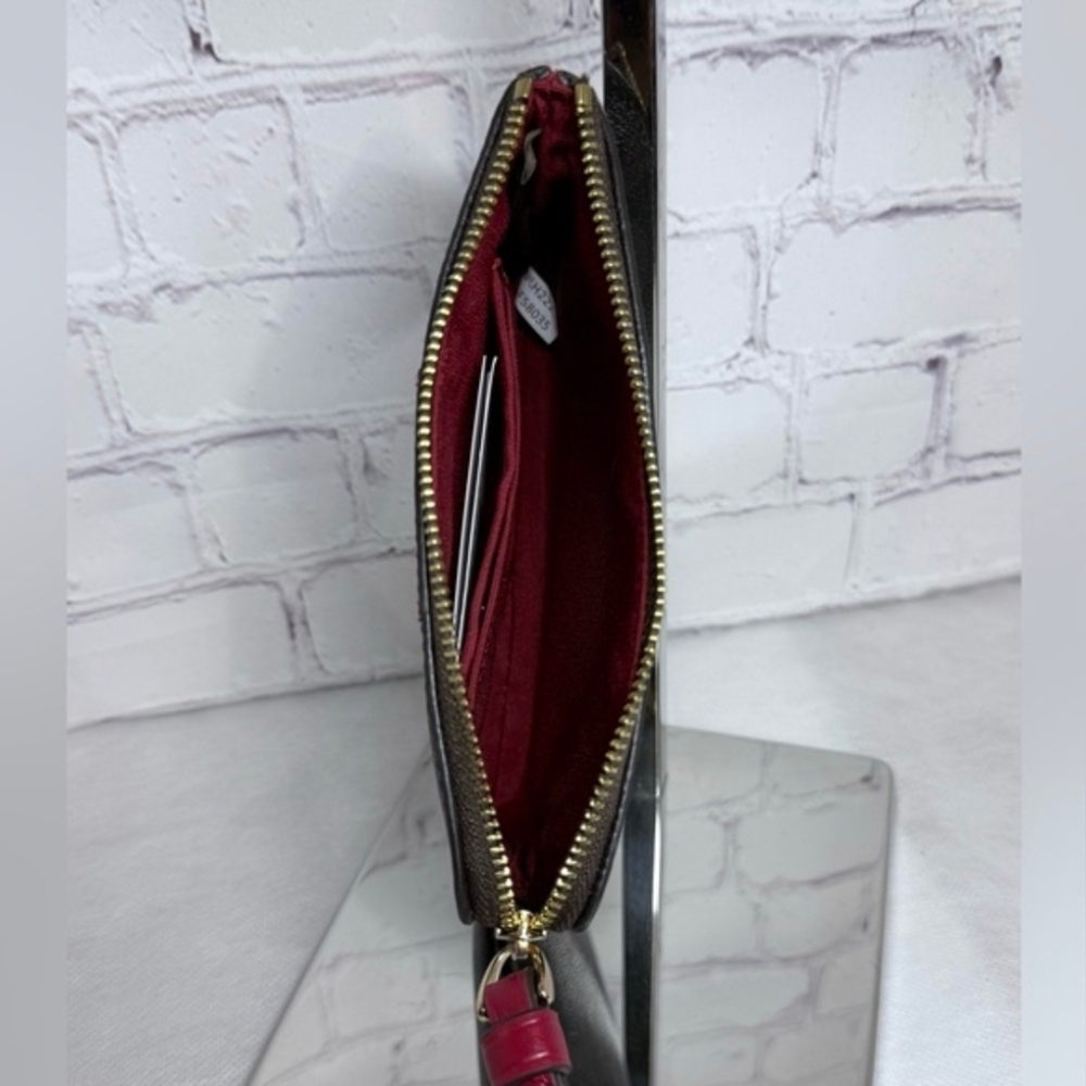 Coach Corner Zip Wristlet - Picture 6 of 9